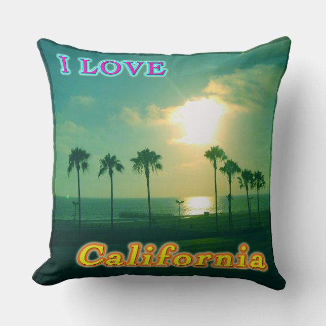 "Lovely California 1" Pillow Kussen (Voorkant)