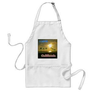 "Lovely California 2" Apron Standaard Schort