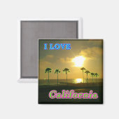 "Lovely California 2" Magnet (Voorkant / Achterkant)