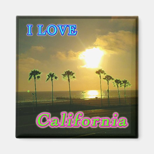 "Lovely California 2" Magnet (Voorkant)