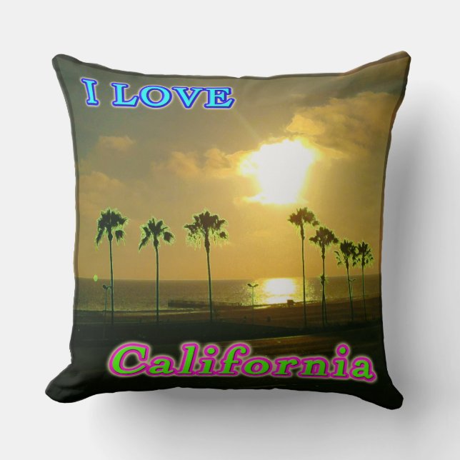 "Lovely California 2" Pillow Kussen (Voorkant)