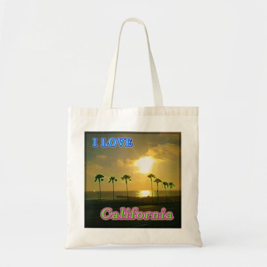 "Lovely California 2"-tas Tote Bag (Voorkant)