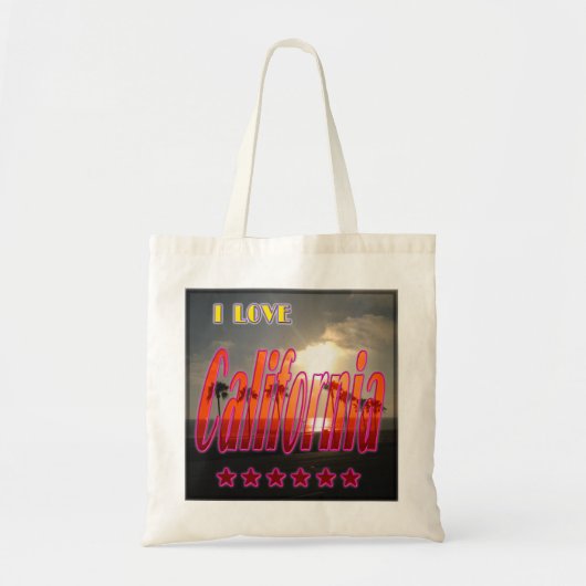 "Lovely California 3" Tas (Voorkant)