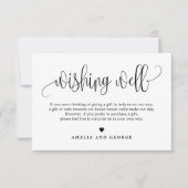 Lovely Calligraphy EDITABLE COLOR Wish Kaart LCC (Voorkant)