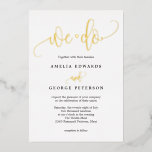 Lovely Calligraphy Real Folie Wedding Invitation Uitnodiging<br><div class="desc">Viel de afstuderen in je leven in stijl! Ontworpen door: Berry Berry Sweet (www.berryberrysweet.com) Bezoek onze website voor moderne en stijlvolle uitnodigingen,  aankondigingen en persoonlijke cadeaus.</div>