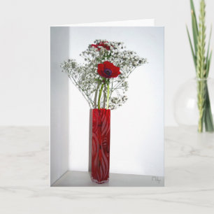 Lovely carved vase kaart