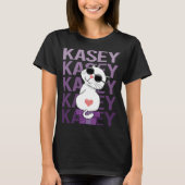 Lovely Cat - Kasey Naam T-shirt (Voorkant)