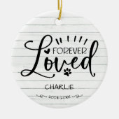 Lovely Cat or Dog Pet Memorial Keepomwille Foto Keramisch Ornament (Voorkant)