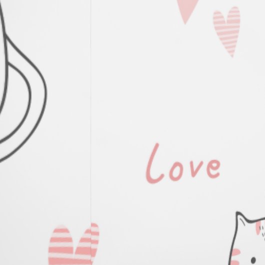 Lovely Cat Pattern for Your Kid Room Behang (Zoom)