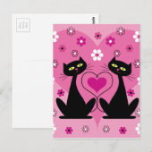 Lovely Cats Briefkaart (Voorkant / Achterkant)