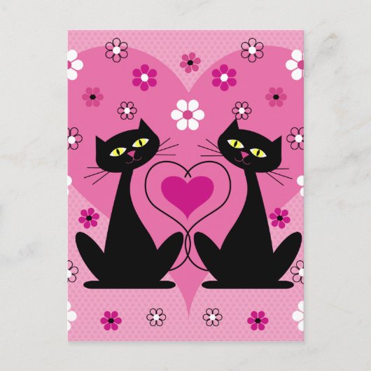 Lovely Cats Briefkaart (Voorkant)