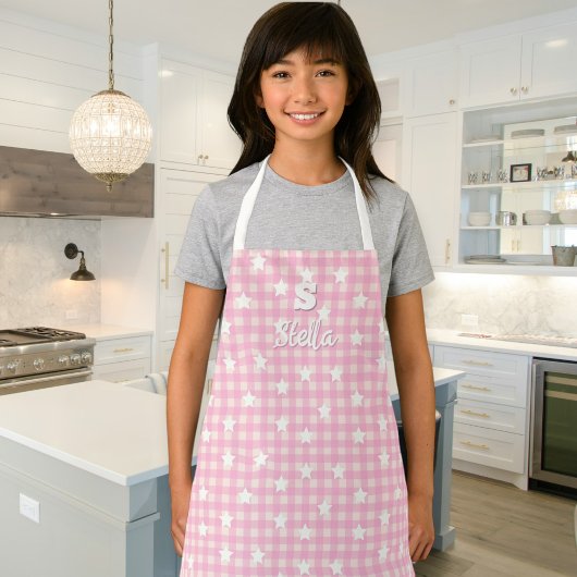 Lovely chef apron. Children's aprons with name Schort