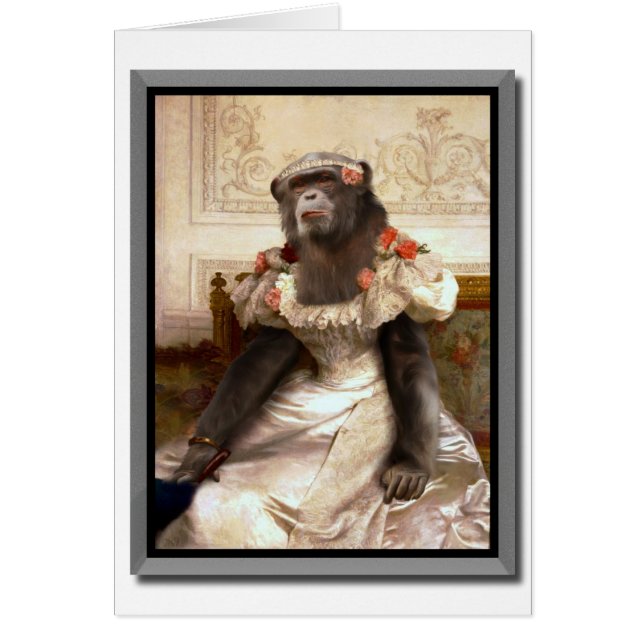 Lovely Chimp in Gown (Voorkant)