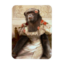 Lovely Chimp in Gown