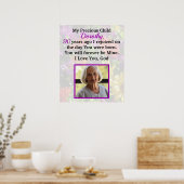 LOVELY CHRISTELIJK GEPERSONALISEERDE 90E BIRTHDAY  POSTER (Keuken)