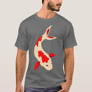 Lovely Chubby Kohaku Koi voor de oversteek van vis T-shirt