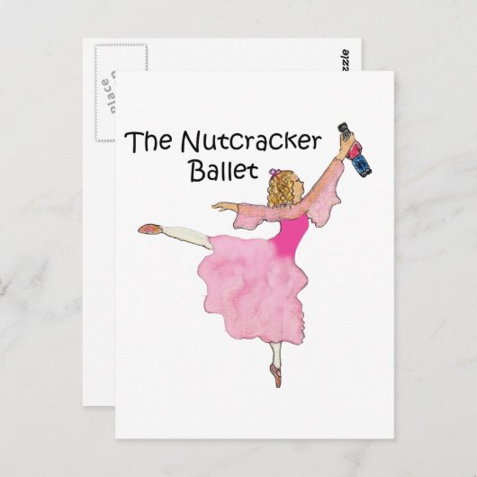 Lovely Clara en haar Nutcracker Briefkaart (Voorkant / Achterkant)