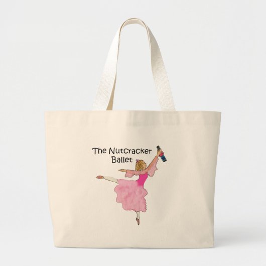 Lovely Clara en haar Nutcracker Grote Tote Bag (Voorkant)