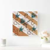 Lovely Clock Vierkante Klok (Huis)