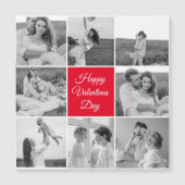 Lovely Collage Couple Photo & Happy Valentines Day (Voorkant)