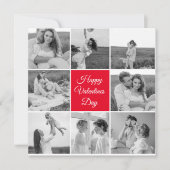 Lovely Collage Couple Photo & Happy Valentines Day (Voorkant)