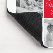 Lovely Collage Couple Photo & Happy Valentines Day Muismat (Hoek)