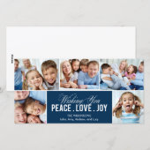 Lovely Collage Holiday-fotokaart Feestdagenkaart (Voorkant / Achterkant)