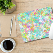 Lovely colorful watercolor painting Blue Green Muismat