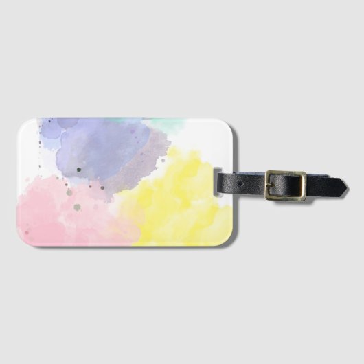 Lovely Colors With a Gentle Touch Bagagelabel (Voorkant (horizontaal))