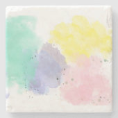 Lovely Colors With a Gentle Touch Stenen Onderzetter (Voorkant)