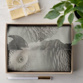 Lovely Congo African Grey Parrot Tissuepapier (Geschenk)