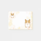 Lovely Corgi Butt Post-it Notes (Voorkant)