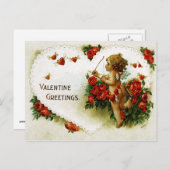 Lovely Cupid Briefkaart (Voorkant / Achterkant)