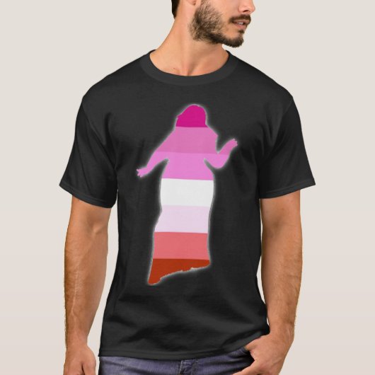 Lovely Curvy Lesbian T-shirt (Voorkant)