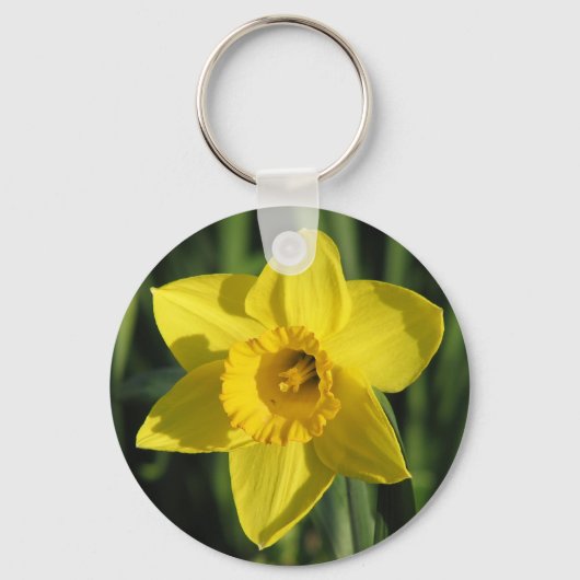 Lovely Daffodil Sleutelhanger (Voorkant)