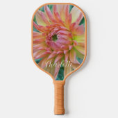 Lovely Dahlia Bloom met de naam Floral Pickleball Paddle (Voorkant)