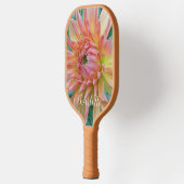 Lovely Dahlia Bloom met de naam Floral Pickleball Paddle (Links)