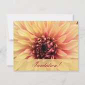 Lovely Dahlia Bridal Shower Uitnodiging (Voorkant)