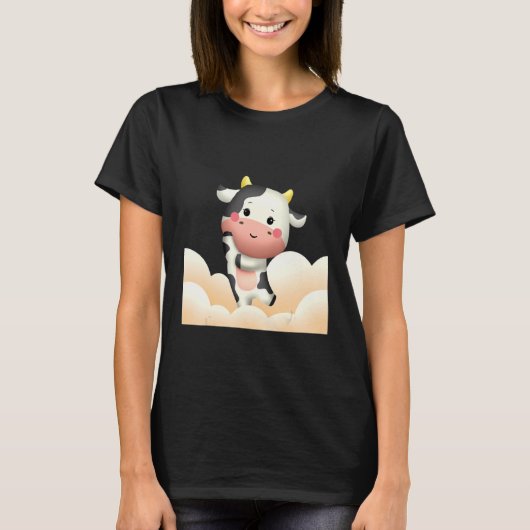 Lovely Dairy Koe Dancing T-shirt (Voorkant)