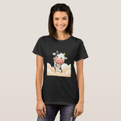 Lovely Dairy Koe Dancing T-shirt (Voorkant volledig)
