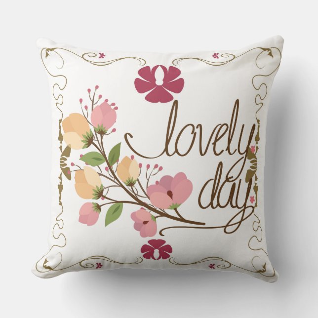 Lovely Day Decorative Pillow Kussen (Voorkant)
