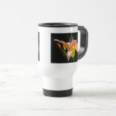 Lovely Daylily II Apparel en Gifts Reisbeker (Voorkant rechts)
