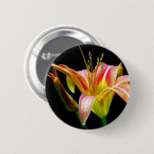 Lovely Daylily II Apparel en Gifts Ronde Button 5,7 Cm (Voorkant /achterkant)
