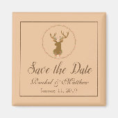 Lovely Deer Save the Date Magneet (Voorkant)