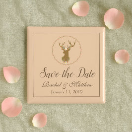 Lovely Deer Save the Date Magneet