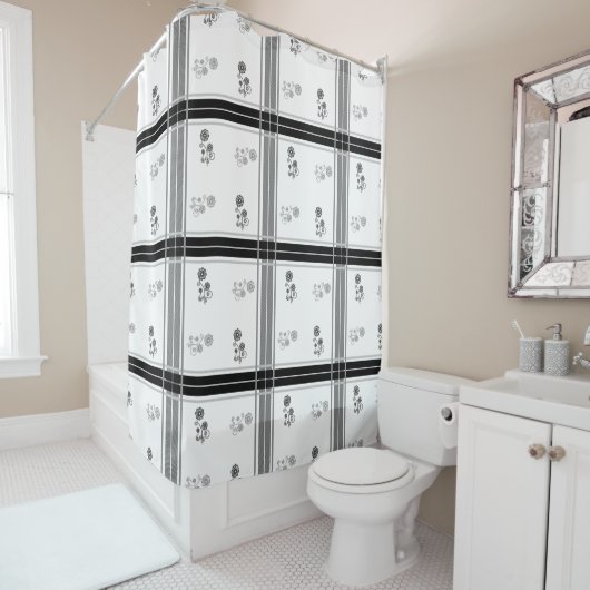 "Lovely" Design Shower Curtain Douchegordijn (In situ)