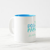 Lovely Dog Papa Mok voor tweetone koffie (Voorkant links)
