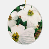 Lovely Dogwood Keramisch Ornament (Links)