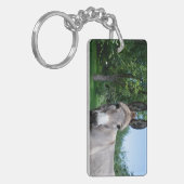Lovely Donkey Portret Sleutelhanger (Voorkant Links)