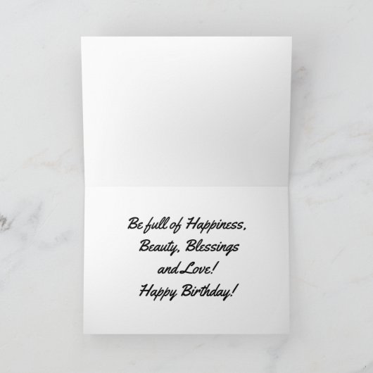 Lovely Dragonfly Birthday Kaart (Binnen)